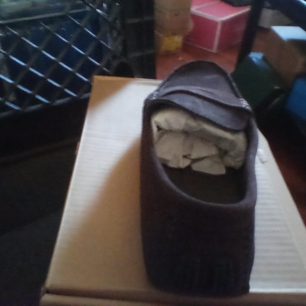 Land's End Driving Moccasins US 9.5 Dark Chocolate Penny Loafer